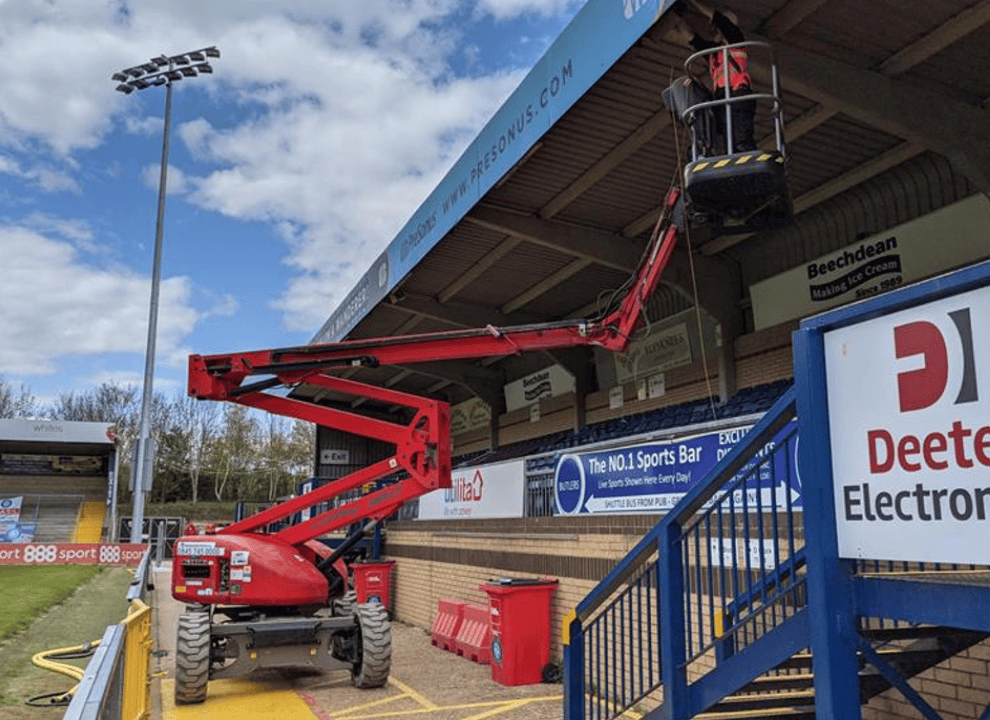 large campus fibre case study stadium image